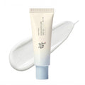 Beauty of Joseon lightweight sunscreen tube with a smooth white application on a surface.