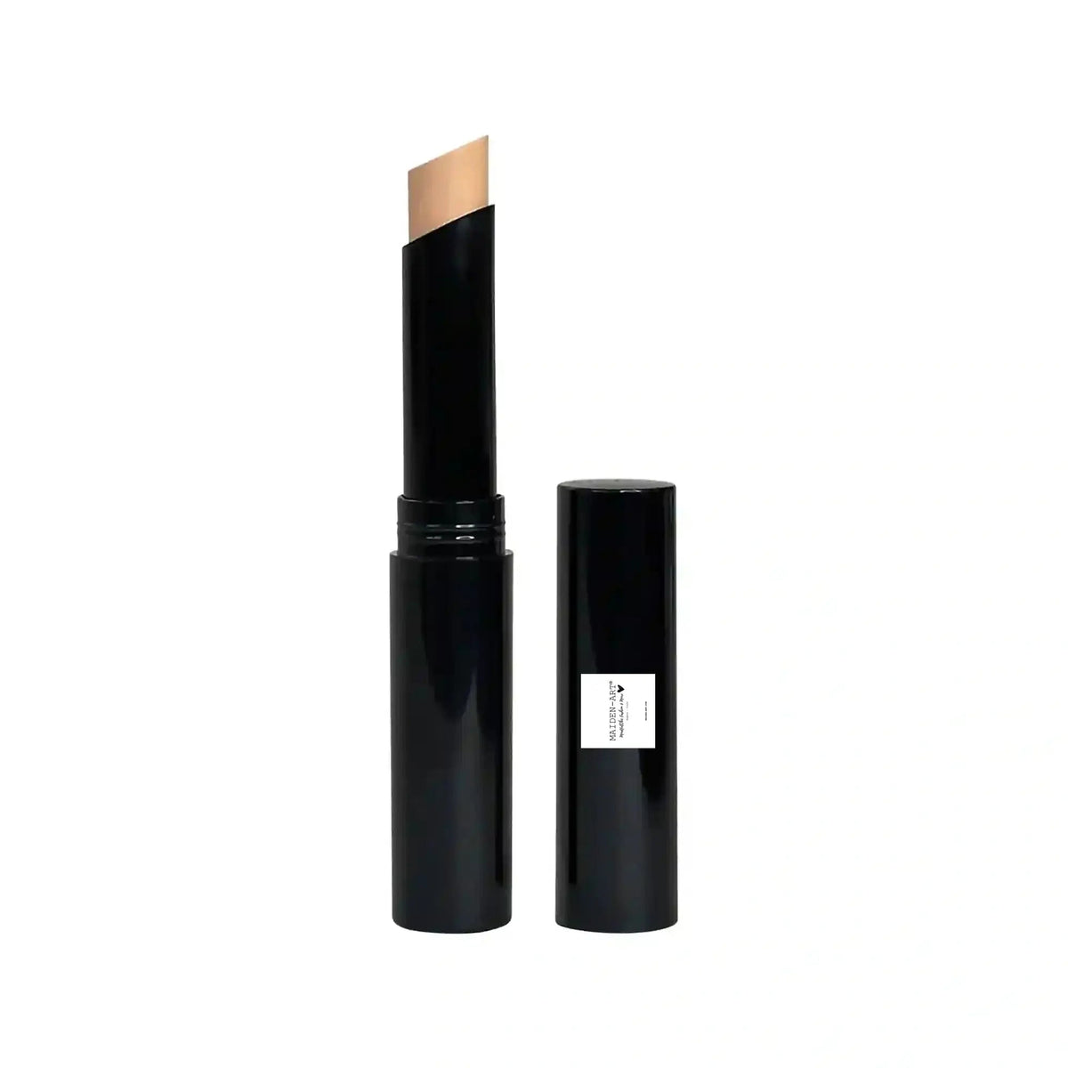 Beige concealer stick for smooth makeup coverage, easy application in a convenient format.