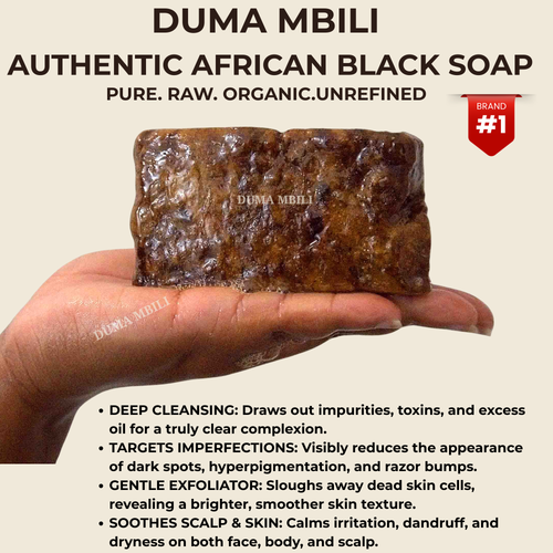Authentic African Black Soap | Organic Skincare for Clear & – Beyond Beauty
