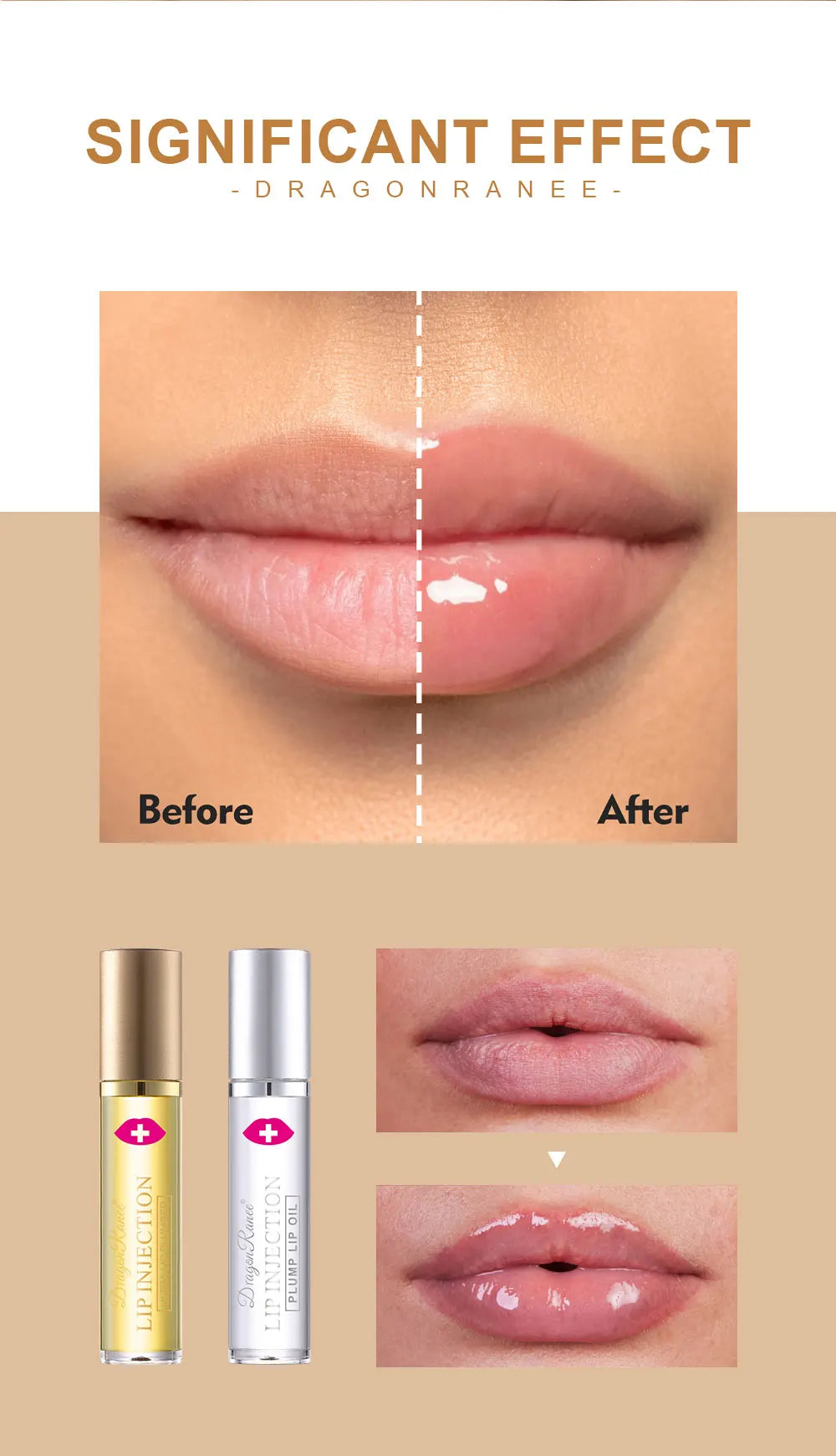 Volumising Lip Plumper Oil Lip Enhancer Lip Gloss Plumping Serum – Beyond Beauty