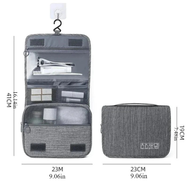Waterproof Oxford Hanging Travel Toiletry Bag – Beyond Beauty