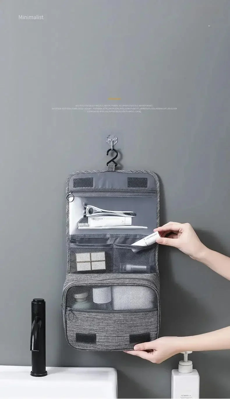 Waterproof Oxford Hanging Travel Toiletry Bag – Beyond Beauty