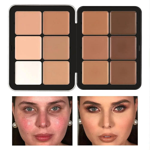 12 Color concealer Palette Matte Phosphor Outline Makeup Palette Cream – Beyond Beauty
