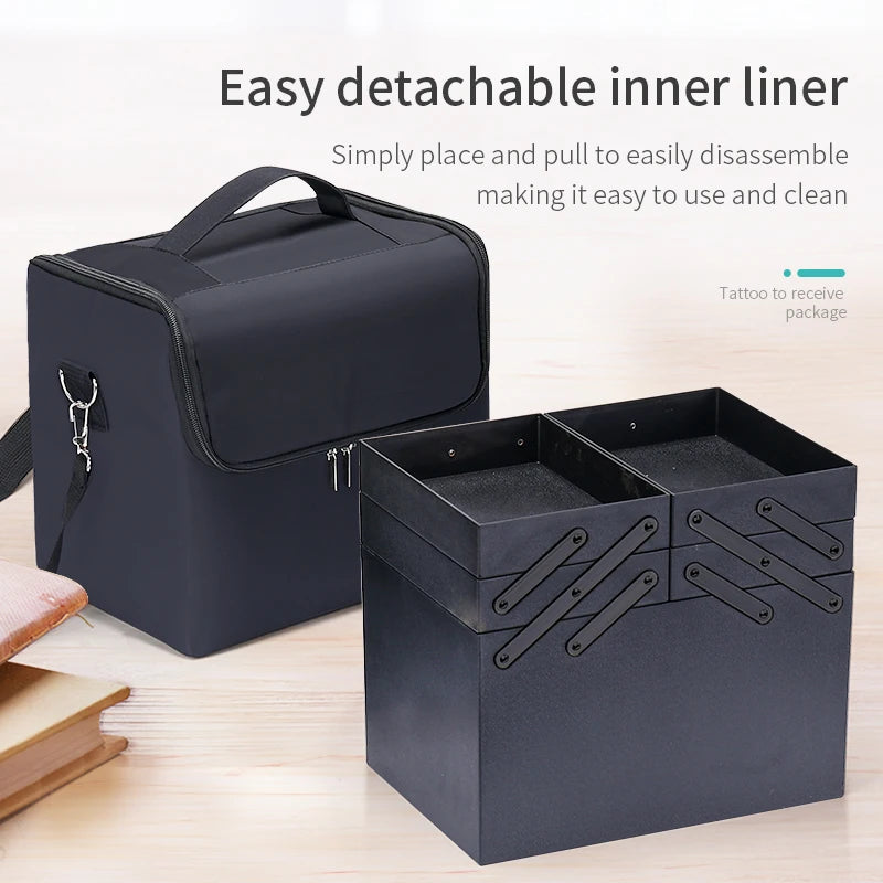 Large Makeup Carrying Train Case, Travel Bag – Beyond Beauty