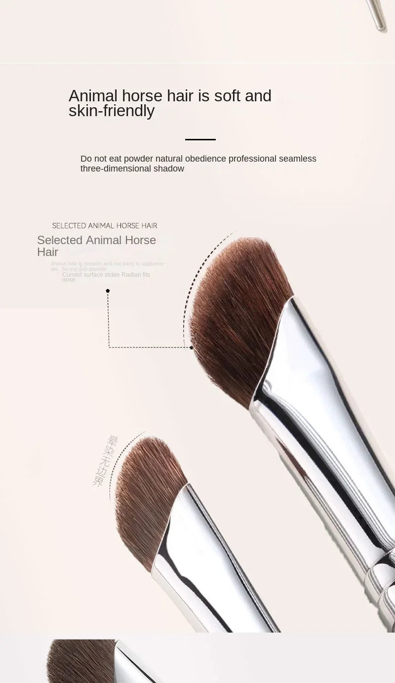 Nose Contour Brush Flat Nose Contour Brush Angled Contour – Beyond Beauty