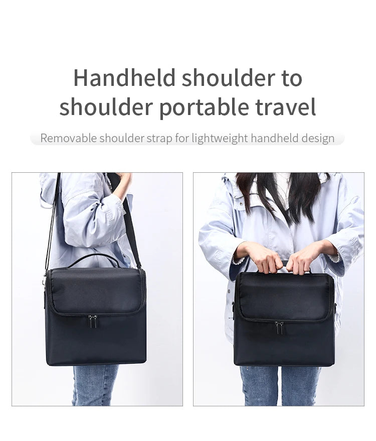 Large Makeup Carrying Train Case, Travel Bag – Beyond Beauty
