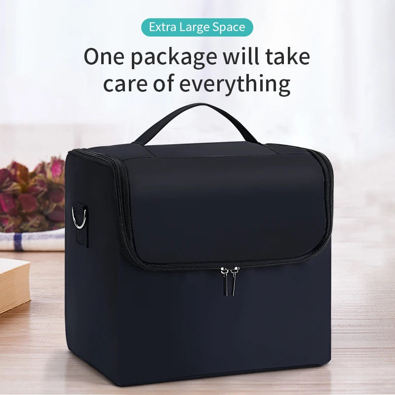 Large Makeup Carrying Train Case, Travel Bag – Beyond Beauty