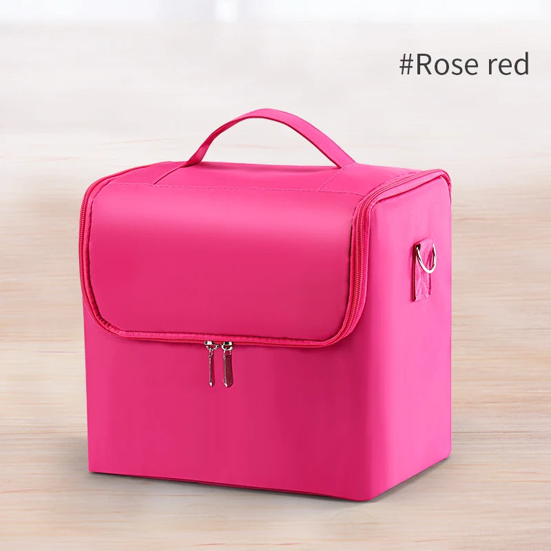 Large Makeup Carrying Train Case, Travel Bag – Beyond Beauty