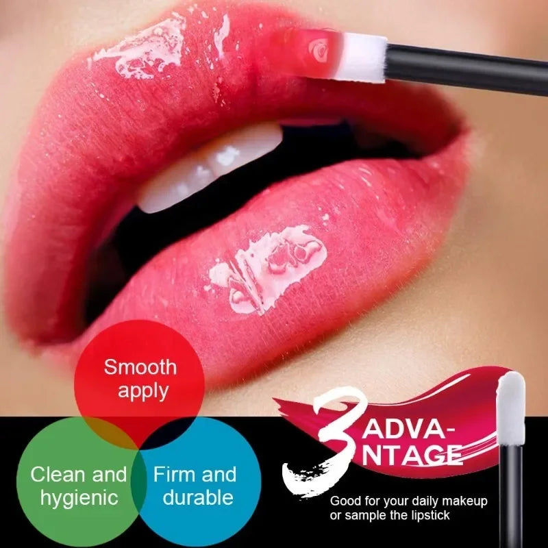 100 Pcs Disposable Lip Lint Free Applicators Lipstick – Beyond Beauty