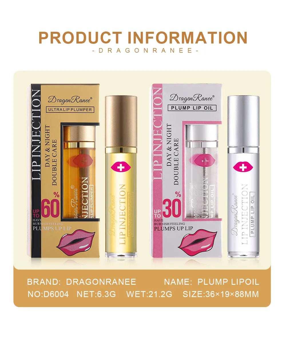 Volumising Lip Plumper Oil Lip Enhancer Lip Gloss Plumping Serum – Beyond Beauty