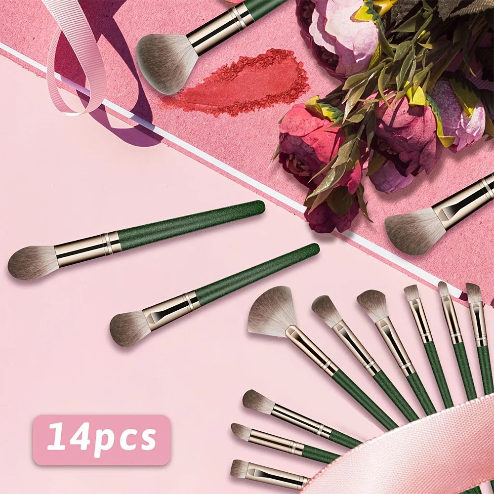 14pcs Soft Makeup Brush Set – Beyond Beauty