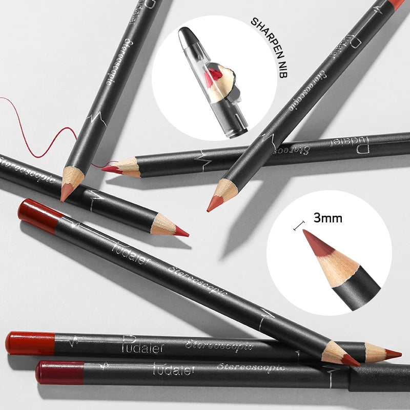 Waterproof Matte Lipliner Pencil Red Contour Tint Lipstick – Beyond Beauty