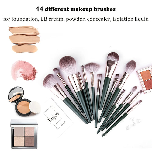 14pcs Soft Makeup Brush Set – Beyond Beauty