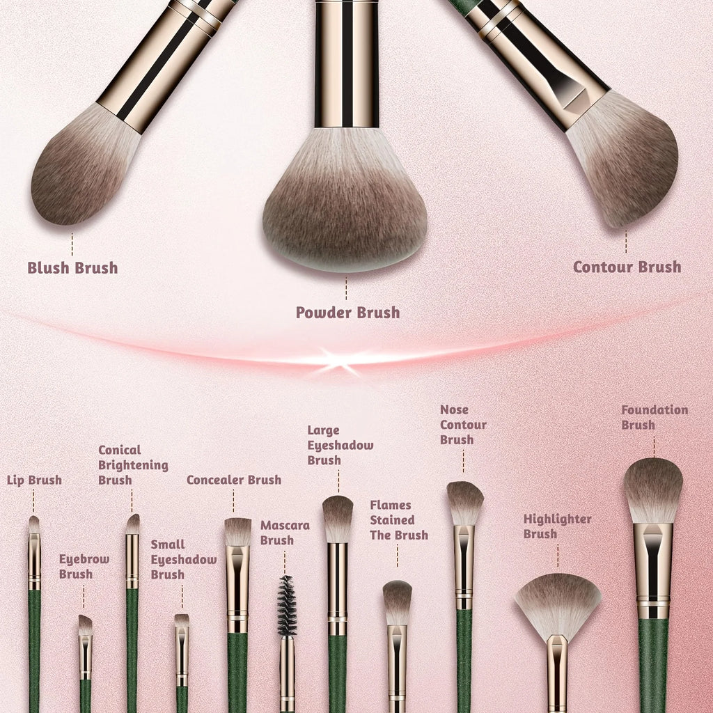 14pcs Soft Makeup Brush Set – Beyond Beauty