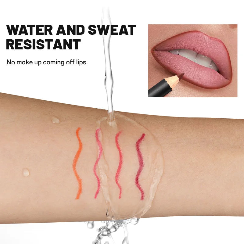 Waterproof Matte Lipliner Pencil Red Contour Tint Lipstick – Beyond Beauty