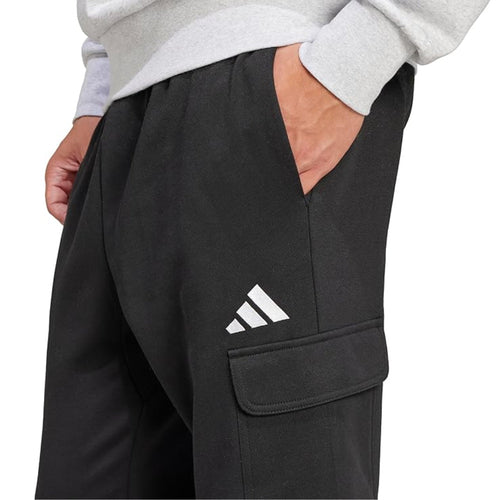 adidas Men's Essentials Feel Cozy Fleece Cargo Pants - Black – Beyond Beauty