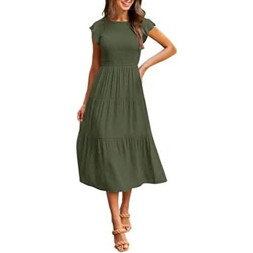 Women's Summer Casual Tiered A-Line Dress – Beyond Beauty