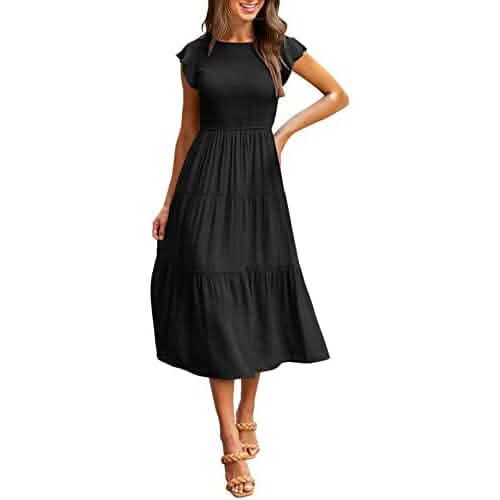 Women's Summer Casual Tiered A-Line Dress – Beyond Beauty