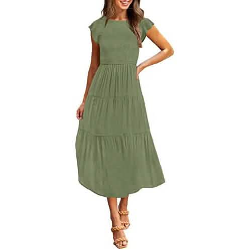Women's Summer Casual Tiered A-Line Dress – Beyond Beauty