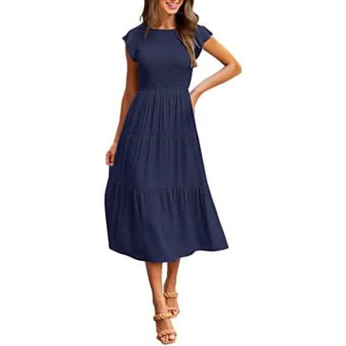 Women's Summer Casual Tiered A-Line Dress – Beyond Beauty