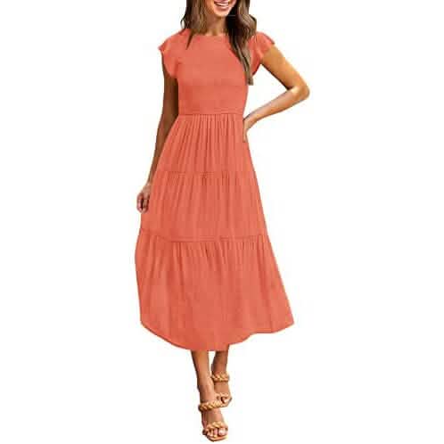 Women's Summer Casual Tiered A-Line Dress – Beyond Beauty
