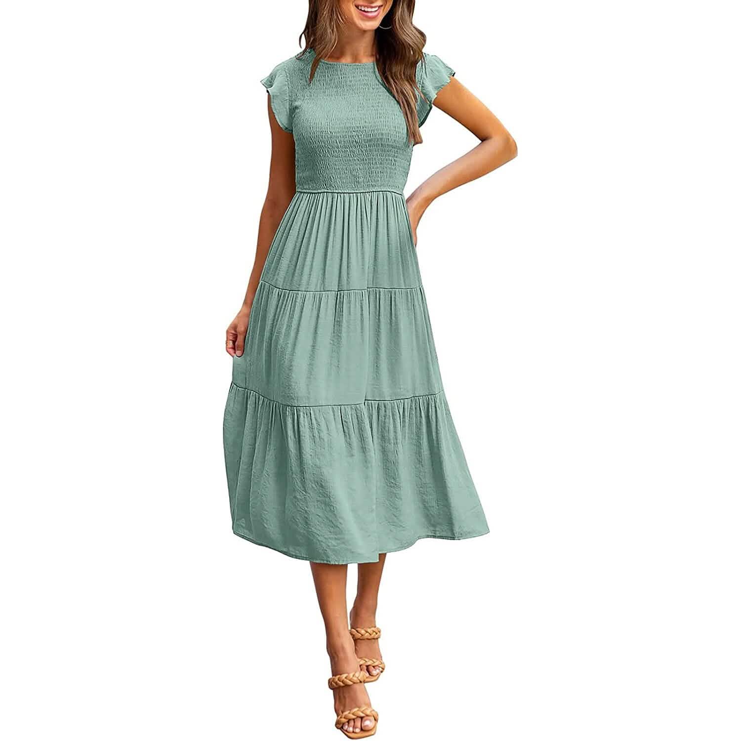 Women's Summer Casual Tiered A-Line Dress – Beyond Beauty